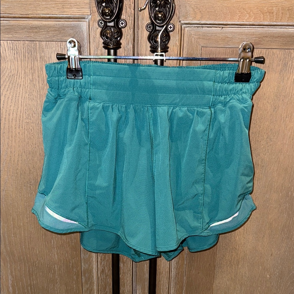 Lululemon Athletica Teal Athletic Shorts